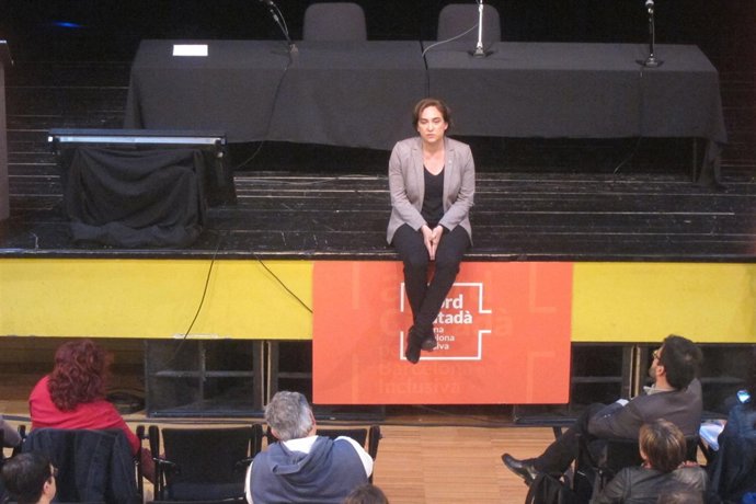 La alcaldesa de Barcelona, Ada Colau