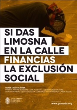 Campaña contra la limosna en Granada