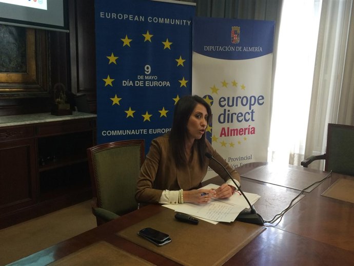 La diputada Carmen Belén López ha presentado los actos del Día de Europa.