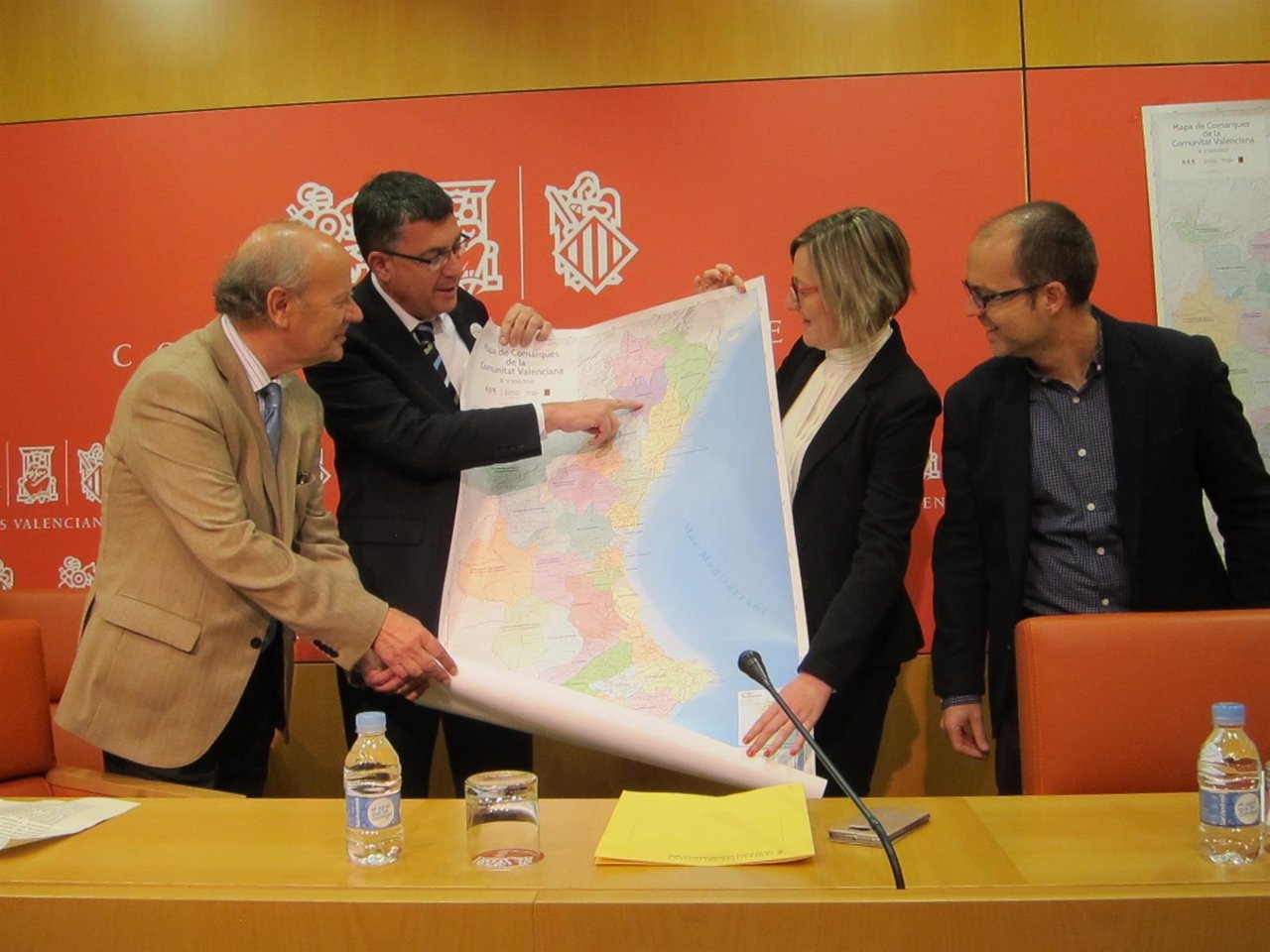 Presentación del Mapa Oficial de les Comarques de la Comunitat Valenciana