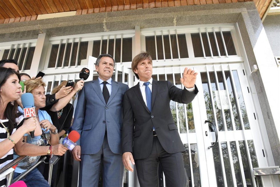 Salida del juicio de paternidad de Manuel Diaz