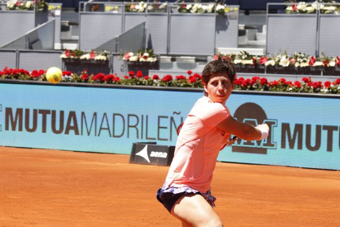 Carla Suárez en el Mutua Madrid Open