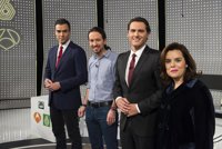 El CIS señala que Pablo Iglesias ganó el Debate a 4 y que Rajoy y Sánchez empataron
