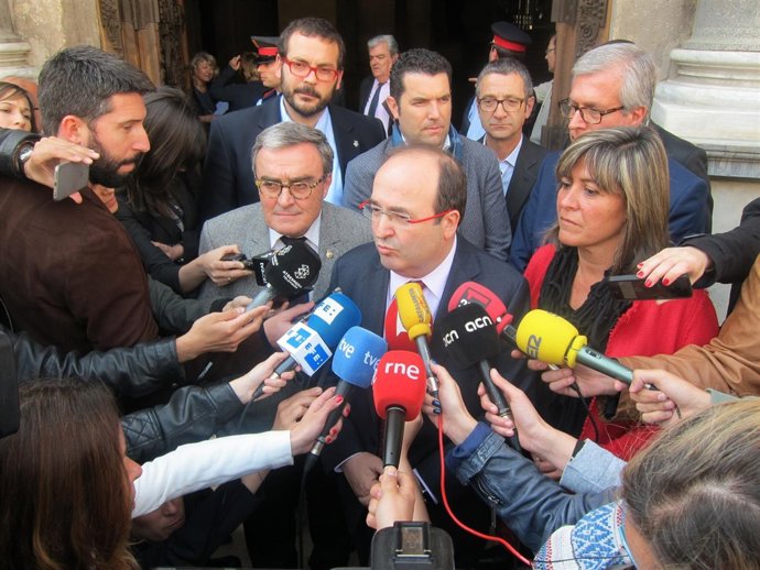 El líder del PSC, Mique Iceta.