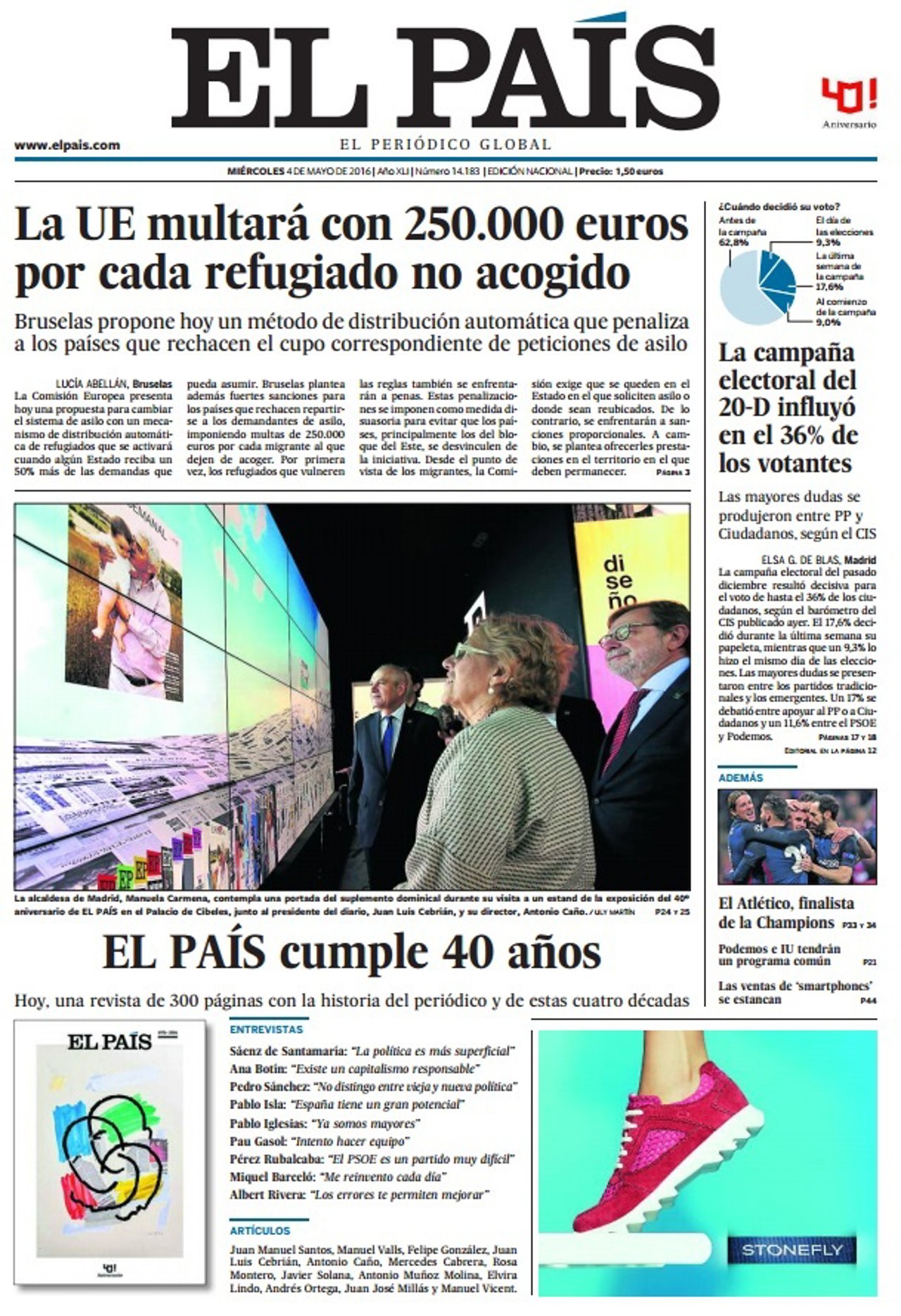 Portada El País
