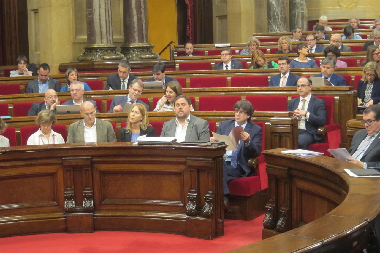 JxSí en el pleno del Parlament
