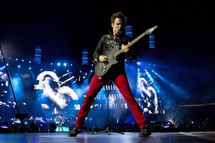 British group Muse performs live in Barcelona