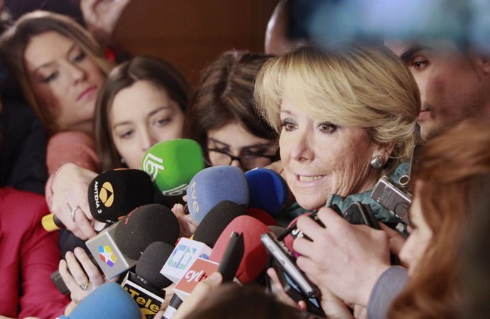 Esperanza Aguirre acude a la comisión sobre corrupción de la Asamblea de Madrid