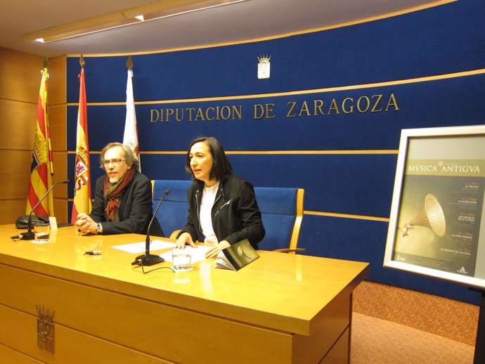 González y Palacín han presentado el XVII Festival de Música Antigua de la DPZ