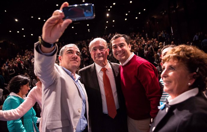 Elías Bendodo, De la Torre y Juanma Moreno