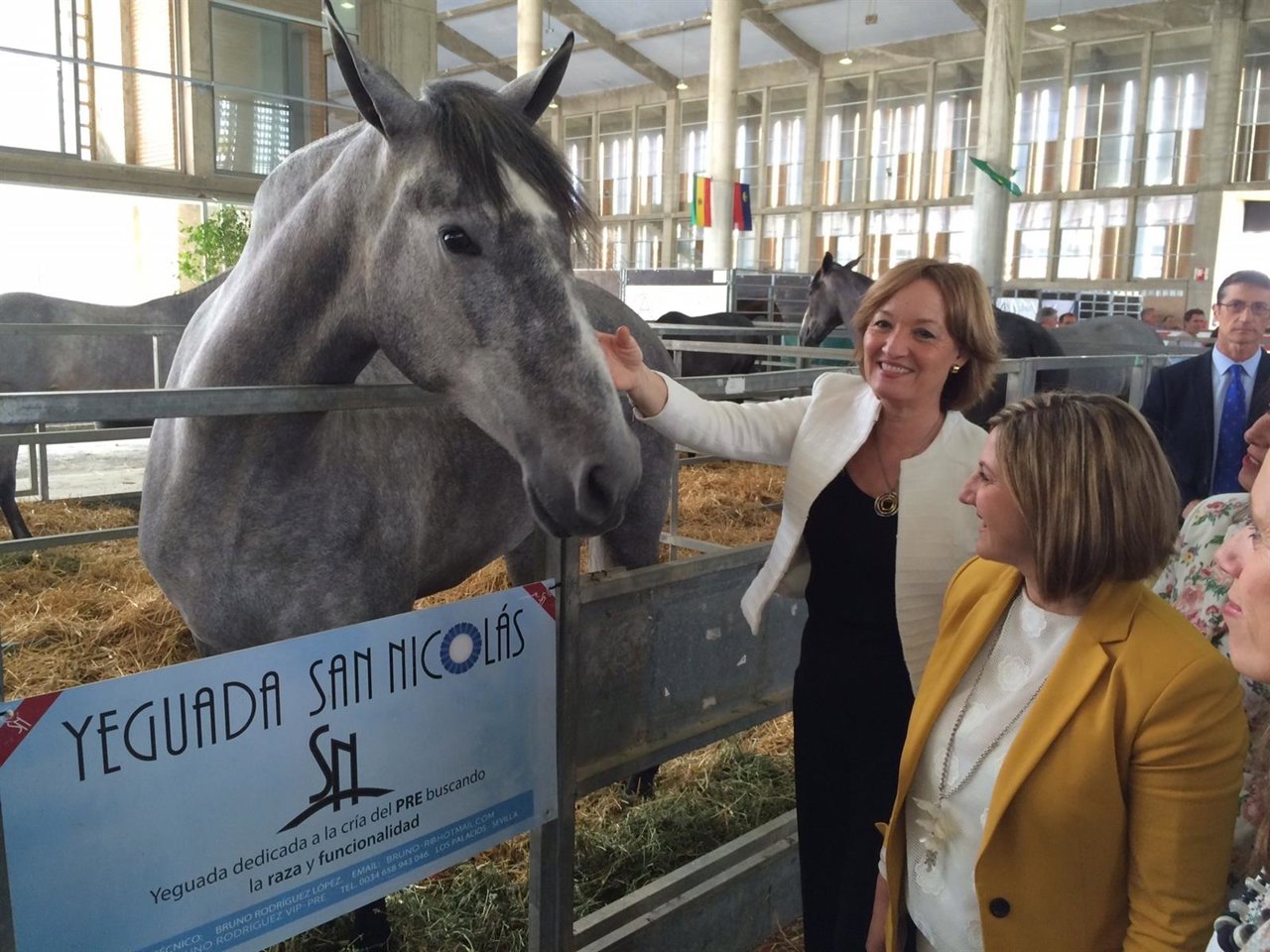 La consejera andaluza Carmen Ortiz asiste a la apertura de Equisur 2016