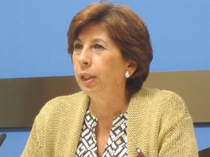 Reyes Campillo, en rueda de prensa en el Ayuntamiento