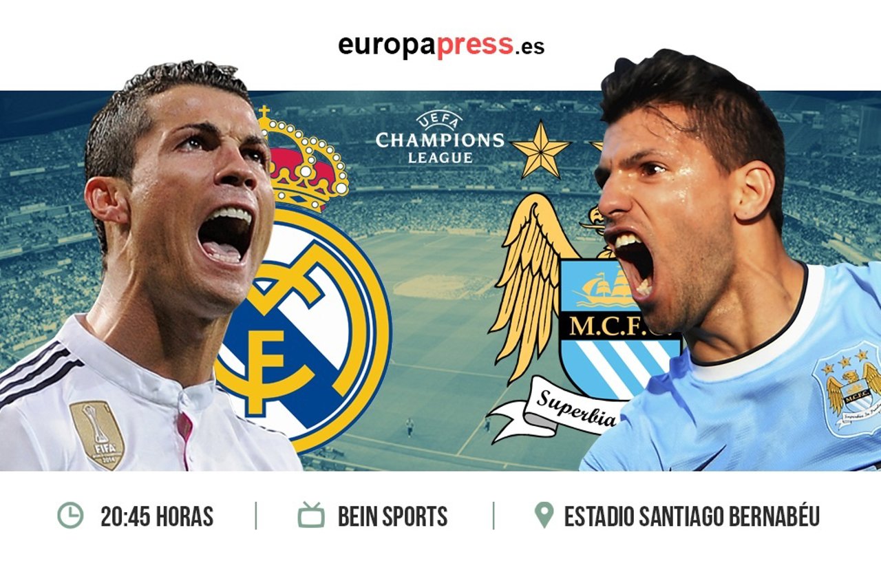 Horario y dónde ver el Real Madrid - Machester City Champions League