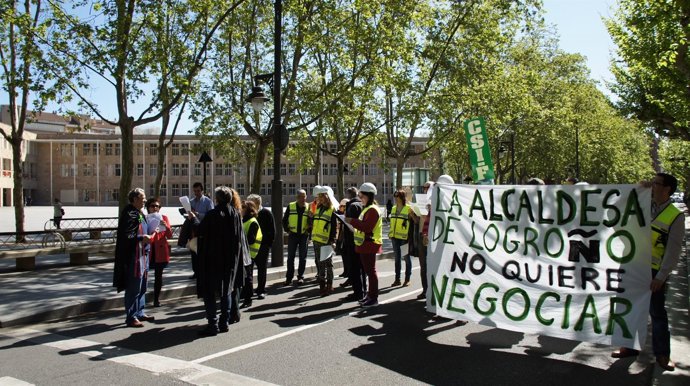 Protesta de los trabajadores                