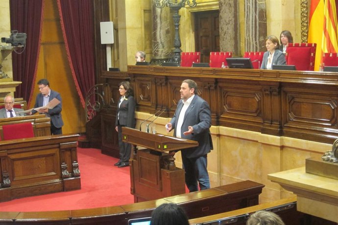  El Vicepresidente Del Govern Y Conseller De Economía, Oriol Junqueras