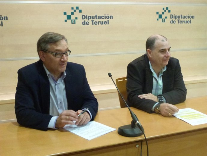 Juste y Hernández han presentado esta línea de ayudas de la DPT