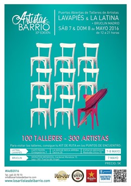 Cartel del evento Artistas del Barrio