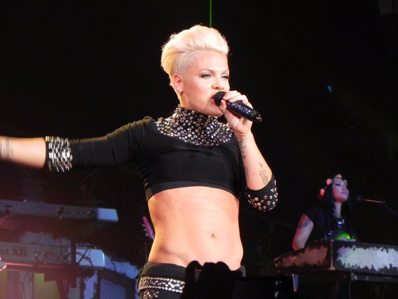 Pink Performs At The Staples Center In Los Angeles