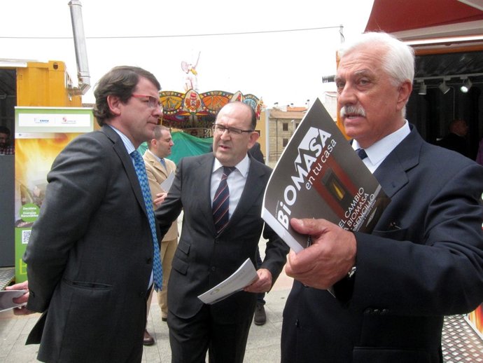 Alfonso Fernández Mañueco, José Manuel Jiménez y Javier Díaz