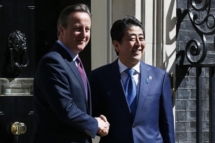 David Cameron y Shinzo Abe