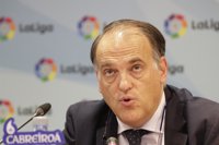 Tebas da al Atlético el papel de "favorito" en la final de Milán