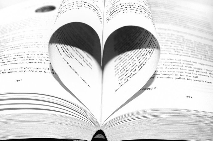 Libro y corazón 