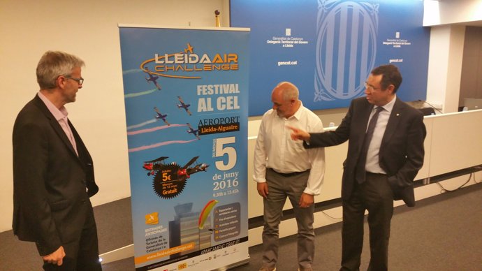 Presentación del festival aéreo Lleida Air Challenge
