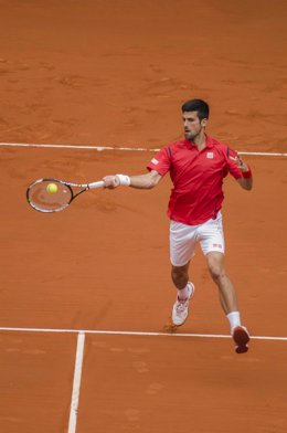 El serbio Novak Djokovic en Madrid