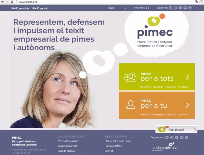 Web de Pimec