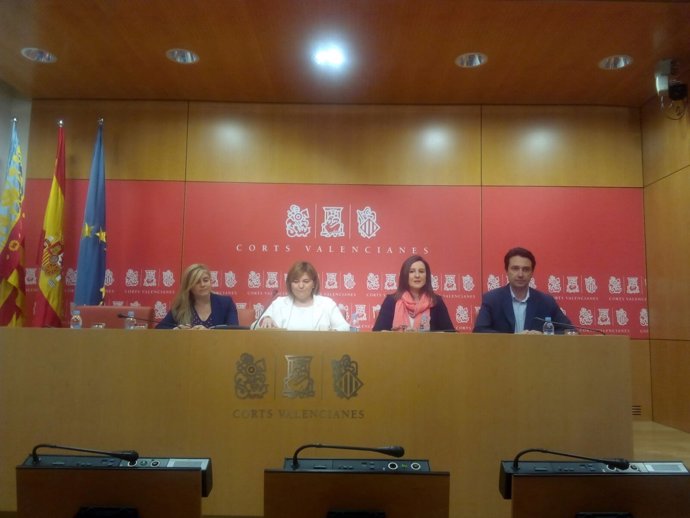 Rueda de prensa de Isabel Bonig, María José Catalá, Eva Ortiz y Betoret