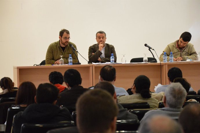 Toni Valero, Organización IULV-CA, y José Antonio Castro