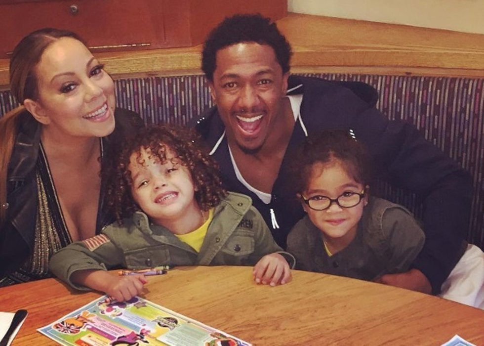 Mariah Carey, Nick Cannon y sus mellizos/ Instagram