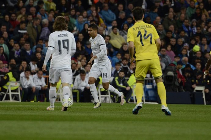 Casemiro en el Real Madrid - Villareal          