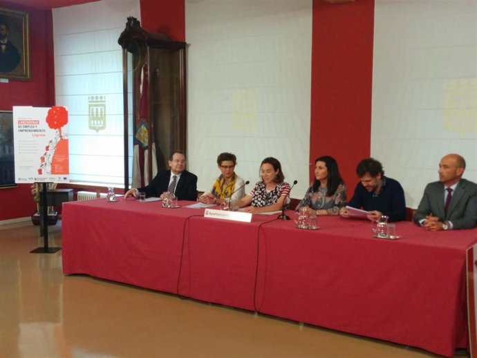 Presentación de la lanzadera de empleo en Logroño