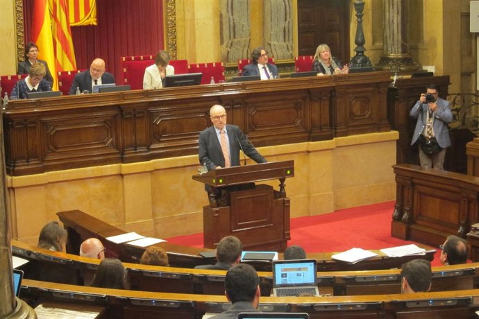 El Síndic de Greuges, Rafael Ribó, comparece ante el Parlament 