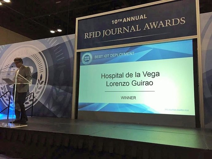 Entrega de premio al Hospital de Cieza por su sistema MySphera