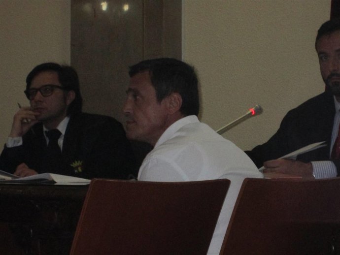 El acusado durante el juicio