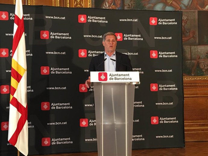 El presidente del grupo municipal del PP en Barcelona, Alberto Fernández