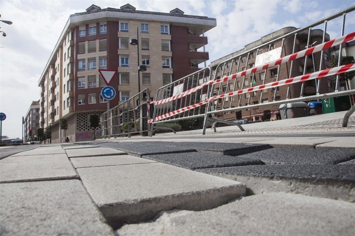 Deterioro en la Avenida Concordia