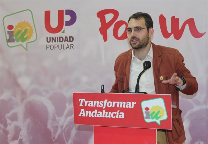El responsable de Organización de IULV-CA, Toni Valero
