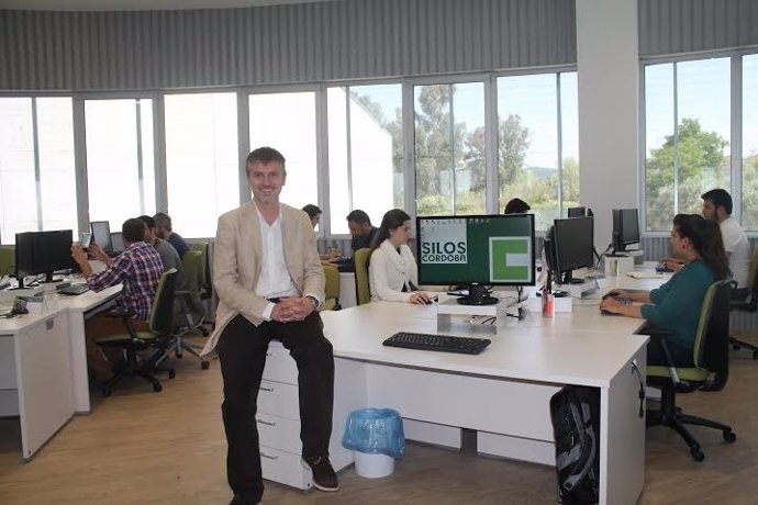 Cabrera en las oficinas de Silos Córdoba