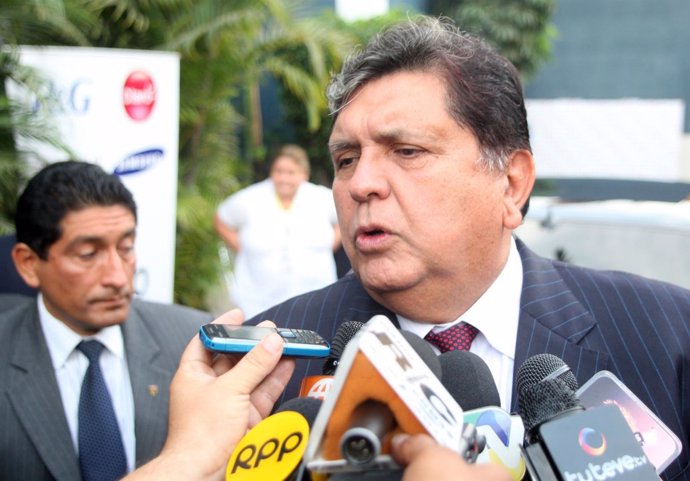 El ex presidente peruano Álan García.