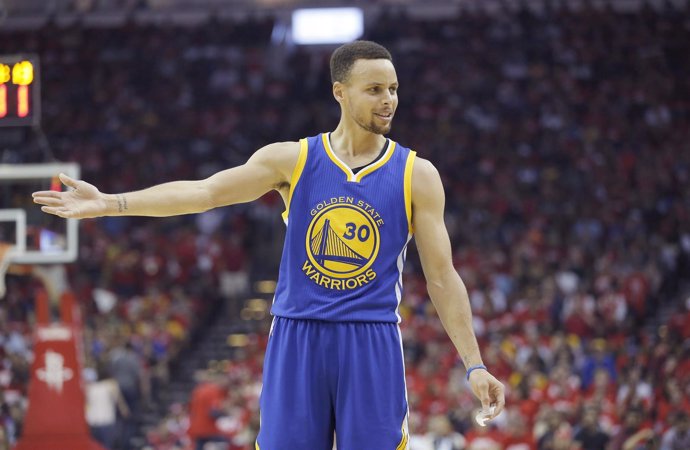 Stephen Curry en el Golden State Warriors - Houston Rockets