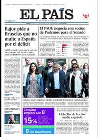Las portadas de los periódicos de hoy, sábado 7 de mayo de 2016