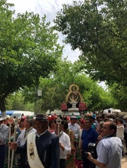 Romería de la Virgen de Alharilla, declarada de Interés Turístico de Andalucía.