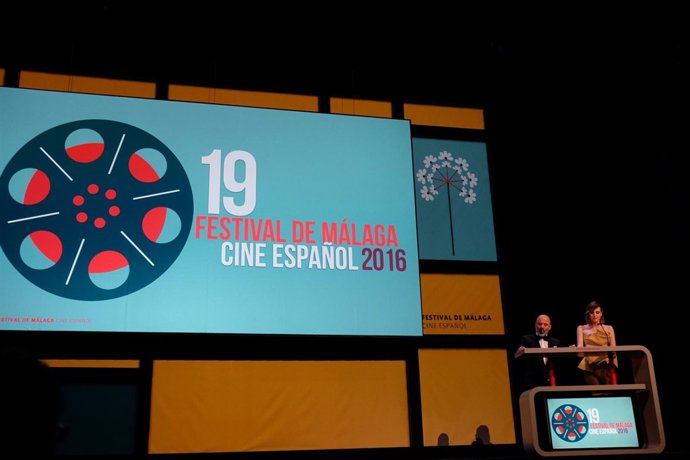 Momento en la gala de inaguración del Festival de Málaga Cine Español