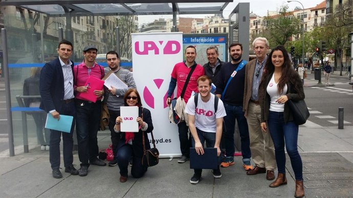 Recogida de avales UPyD Madrid