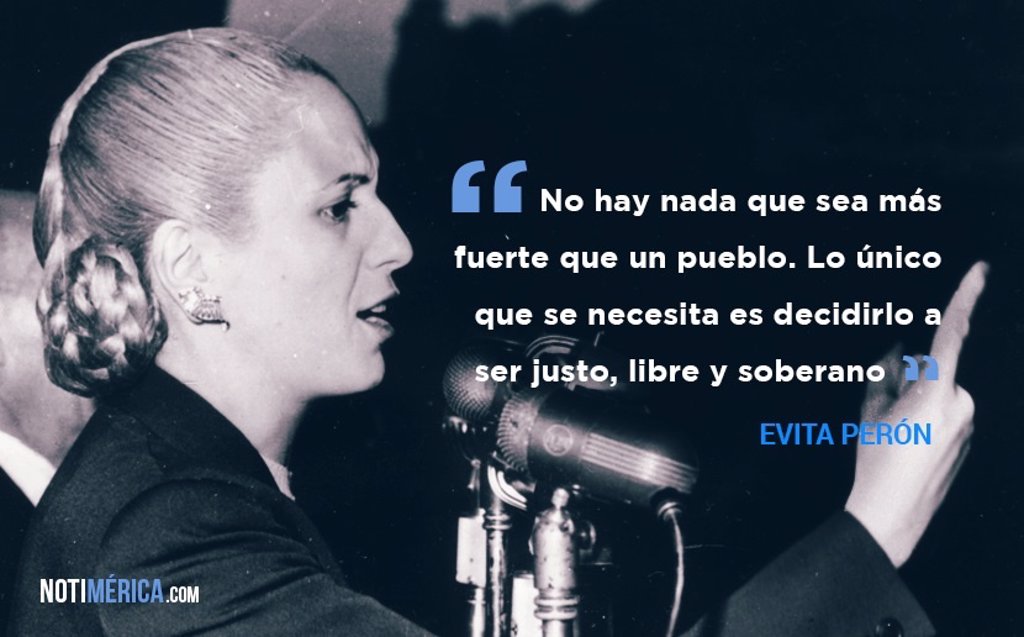 Las 10 Frases Mas Celebres De Evita Peron