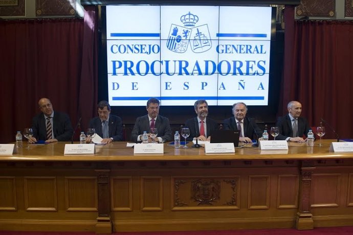 Inauguración del XIV Congreso de Procuradores en Bilbao. 