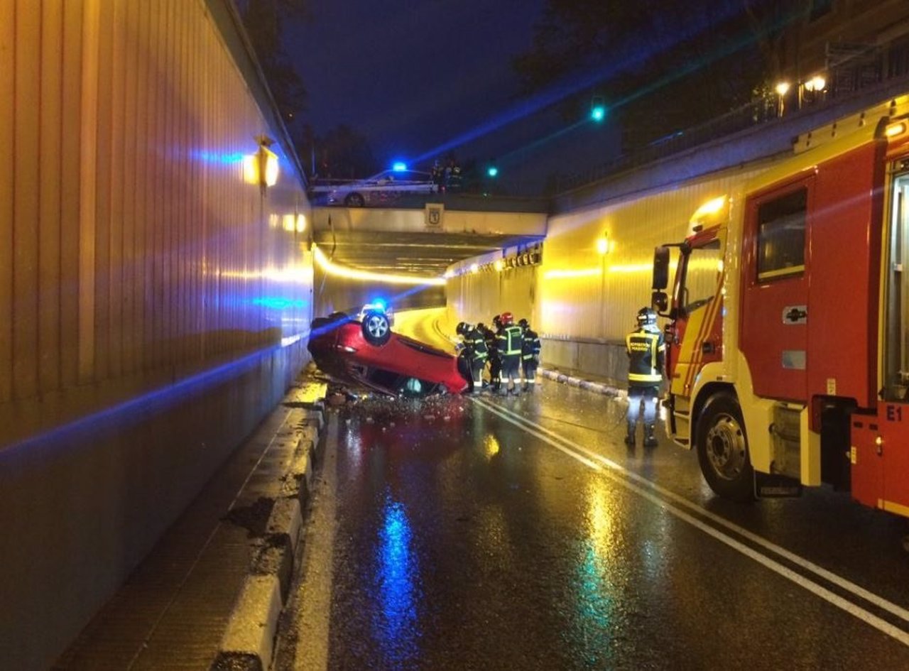 Accidente túnel Reina Cristina